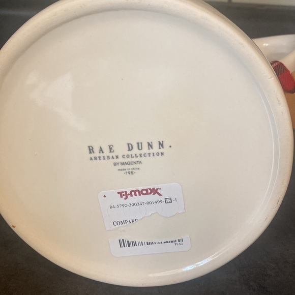 NWT Rae Dunn Ceramic THRIVE Watering Can - Picture 4 of 6